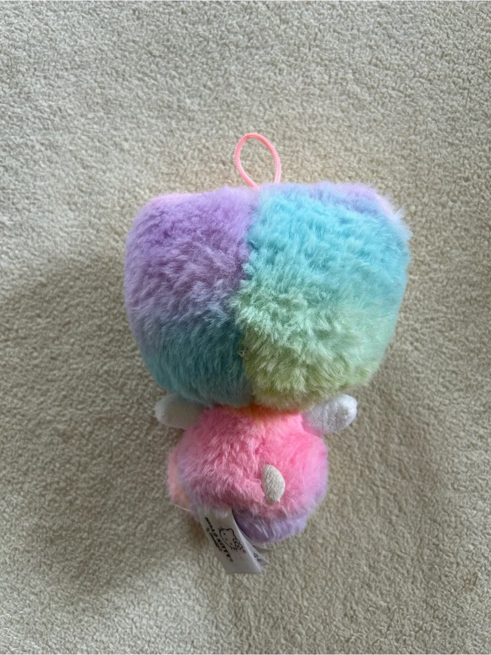 Hello Kitty Pastel Plush Keychain